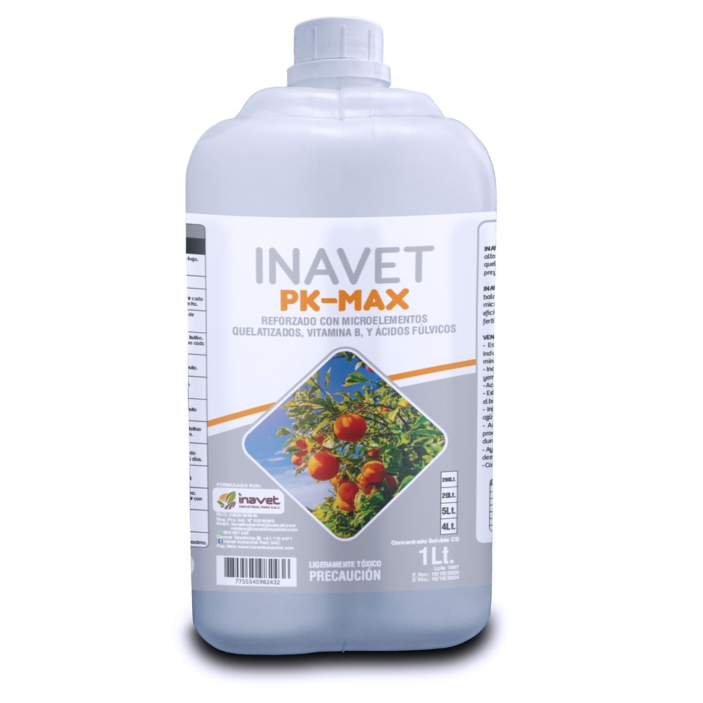 INAVET FERTIL - FRUT - FLOR PK - 4LT