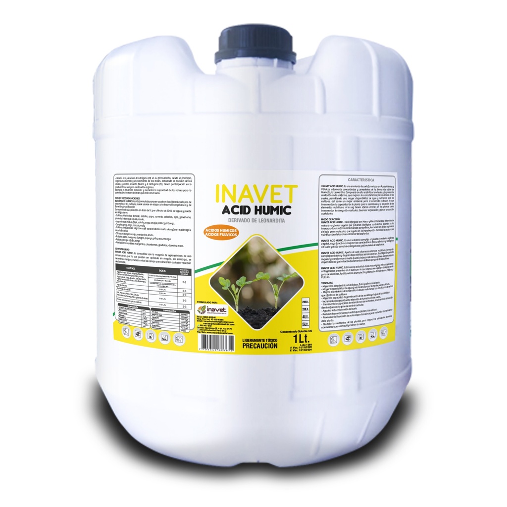 INAVET FERTIL - ACID HUMIC - 20LT