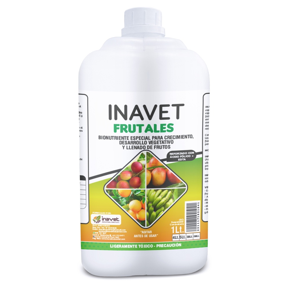 INAVET FERTIL - FRUTALES TOP - 4LT