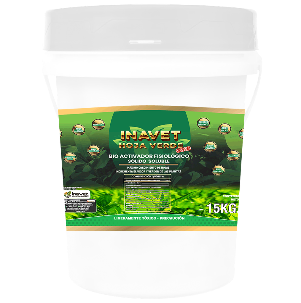 INAVET - HOJA VERDE GOLD - 15KG