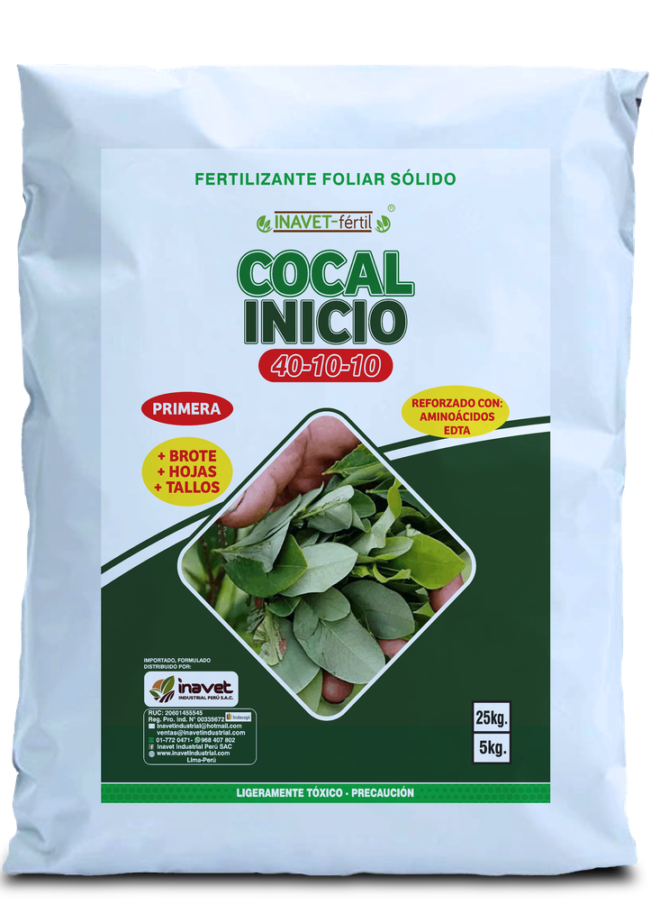 INAVET FERTIL - COCAL INICIO 40-10-10 - 5KG