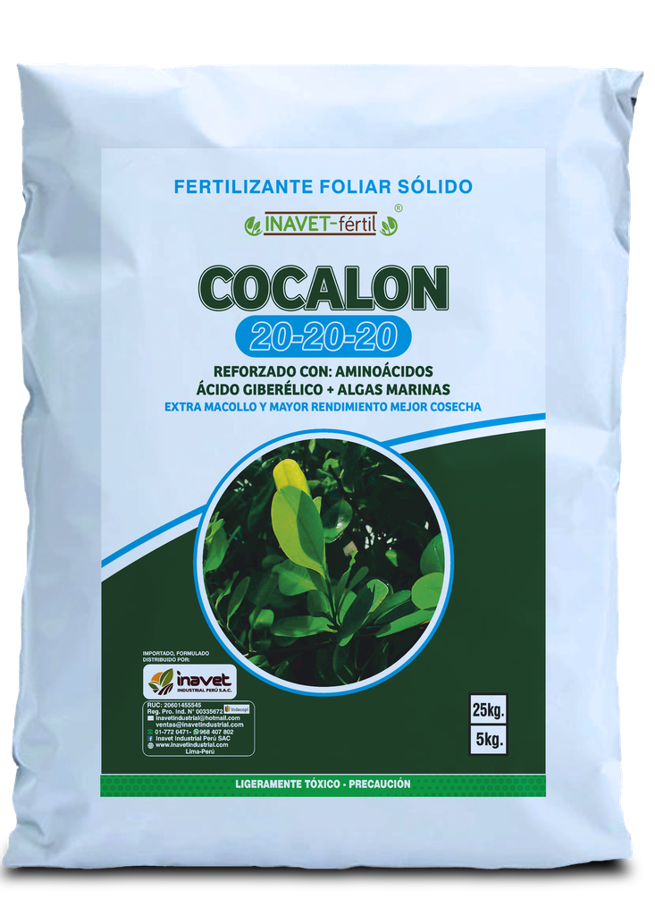 INAVET FERTIL - COCALON 20-20-20 - 25KG