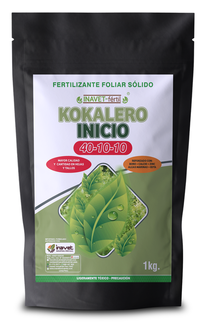 INAVET FERTIL - KOKALERO INICIO 40-10-10 - 1KG (historial 2020- jun 2024)