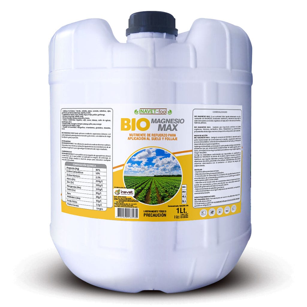 INAVET FERTIL - MAGNESIO MAX - 20LT (HISTORIAL 2020-JUL 2024)