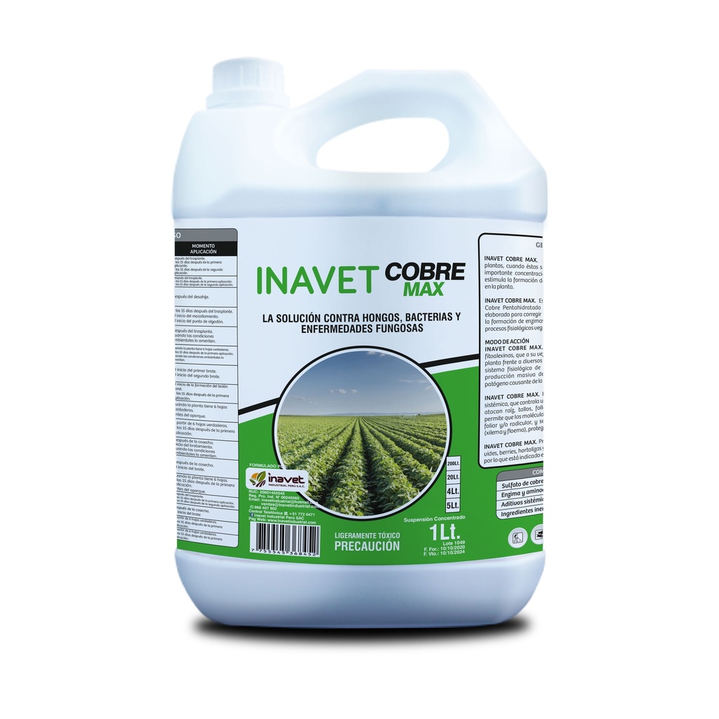 INAVET FERTIL - COBRE MAX - 5LT