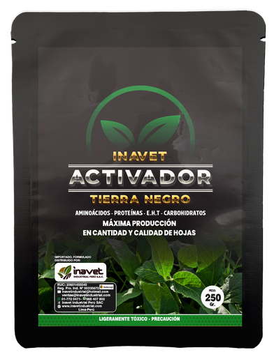 [01.06.01.01.01] INAVET ACTIVADOR TIERRA NEGRA - 250 GR.